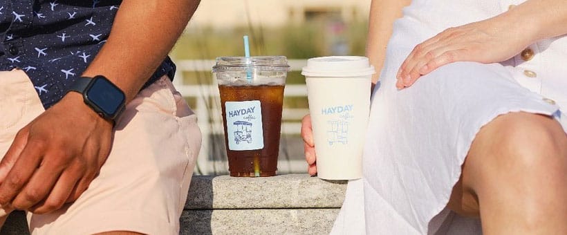 Enjoy Your Coffee At The Shore