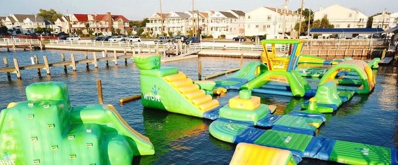 Inflatable Water Parks At The Jersey Shore